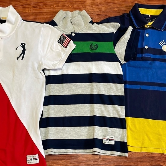 Bundle of 3 Boys Polo Shirts - Picture 3 of 11
